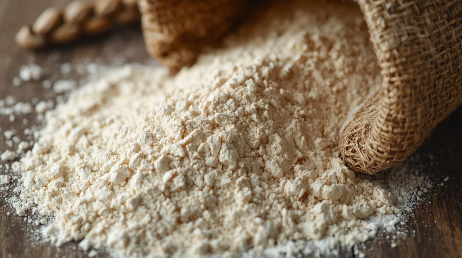 Økologisk mel i sekk