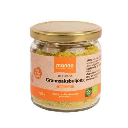 grønnsaksbuljong økologisk 250 g manna