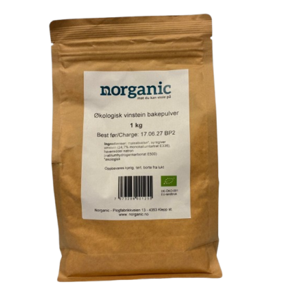Bakepulver 1 kg, økologisk