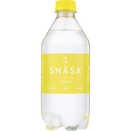 Vann m/kullsyre, Sitron, 500 ml, Snåsa
