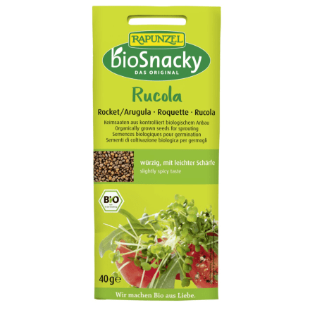 Spirefrø, ruccola, 40 g, økologisk, bioSnacky
