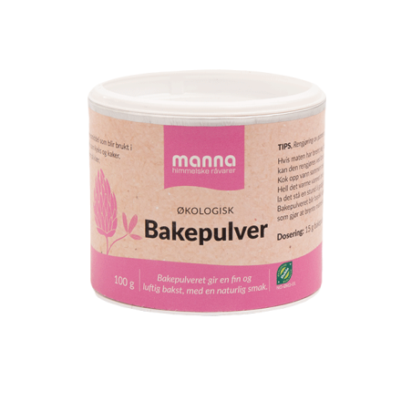 Manna bakepulver 100 g økologisk