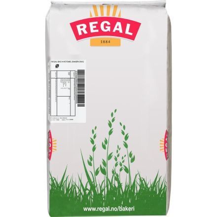 Hvetemel bakeri 25 kg, økologisk, Regal