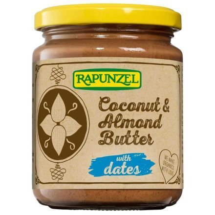 Kokos-Mandelpålegg dadler, 250g,økologisk,Rapunzel