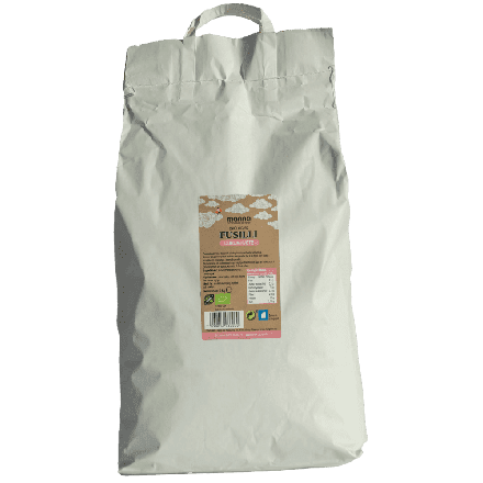 Fusilli, durum, 5 kg, økologisk