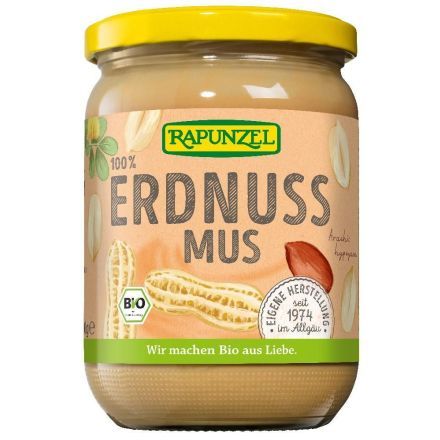 Peanøttsmør u/salt, 250 g, økologisk, Rapunzel