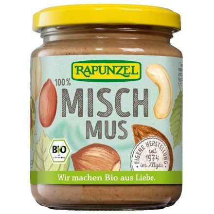Nøttepålegg mix, 250 g, økologisk, Rapunzel