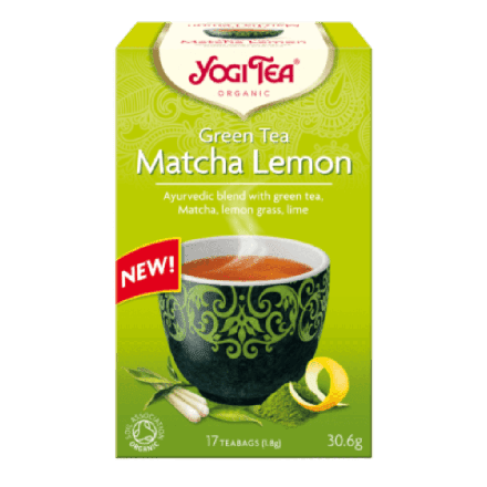 Green Matcha Lemon, 17 poser, økologisk, Yogi Tea