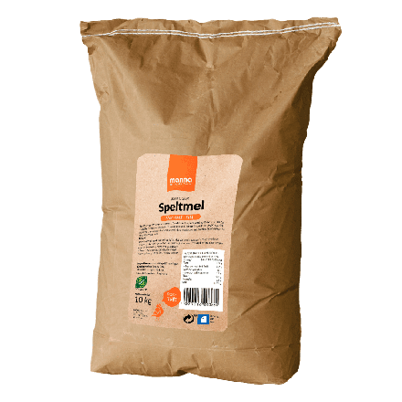 Speltmel, steinmalt sammalt fin, 5 kg, økologisk