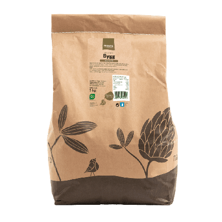 Bygg helkorn, 5 kg, økologisk, Manna