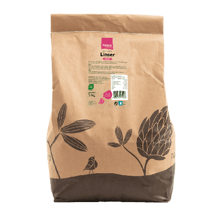 Linser røde, 5 kg, økologisk, Manna