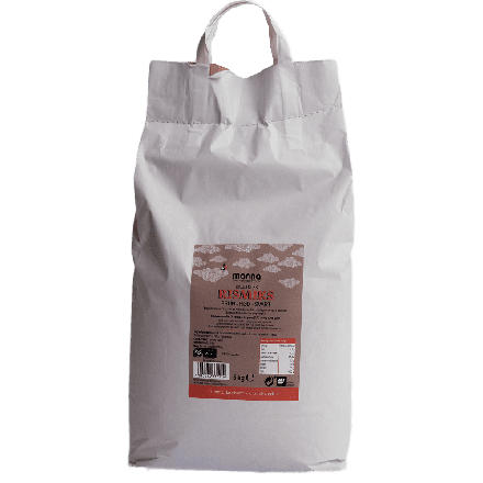 Rismiks brun-rød-svart, 5 kg, økologisk, Manna
