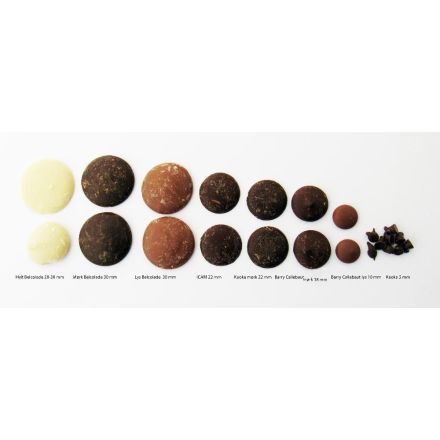 Sjokolade, mørk, 20 kg, økologisk, BarryCallebaut