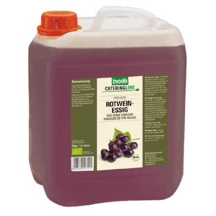 Rødvinseddik, 5 l, økologisk, Byodo