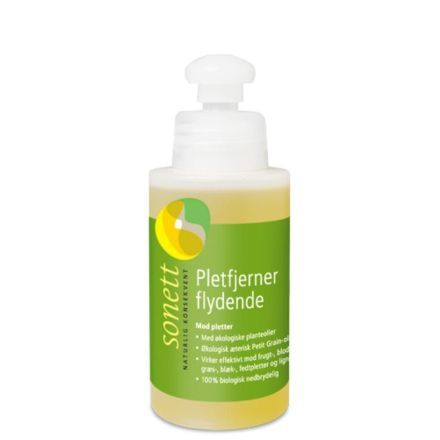Flekkfjerner, flytende, 120 ml, økologisk, Sonett