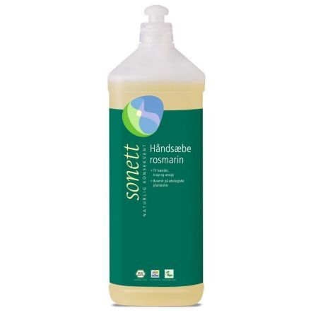 Håndsåpe, rosmarin, 1 l, økologisk, Sonett