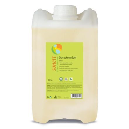 Oppvaskmiddel, sitron, 10 l, økologisk, Sonett