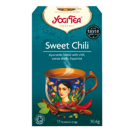 Sweet Chili te, 17 poser, økologisk, Yogi Tea