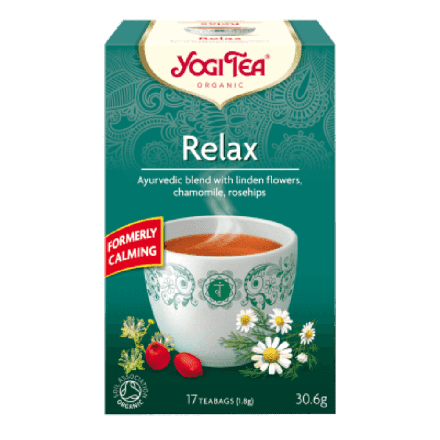 Relax te, 17 poser, økologisk, Yogi Tea 
