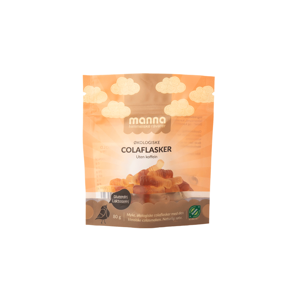 Colaflasker, 80 g, økologisk, Manna main product photo