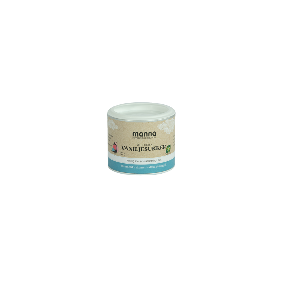 Vaniljesukker, 100 g, økologisk, Manna main product photo