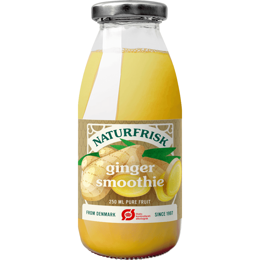 Ingefærsmoothie, 250 ml, økologisk, Naturfrisk main product photo