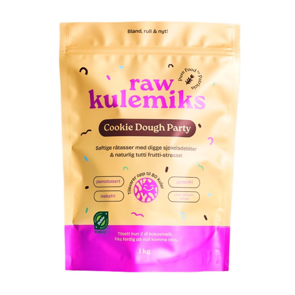 RAW miks, Party, 1 kg, økologisk, Pure Food main product photo