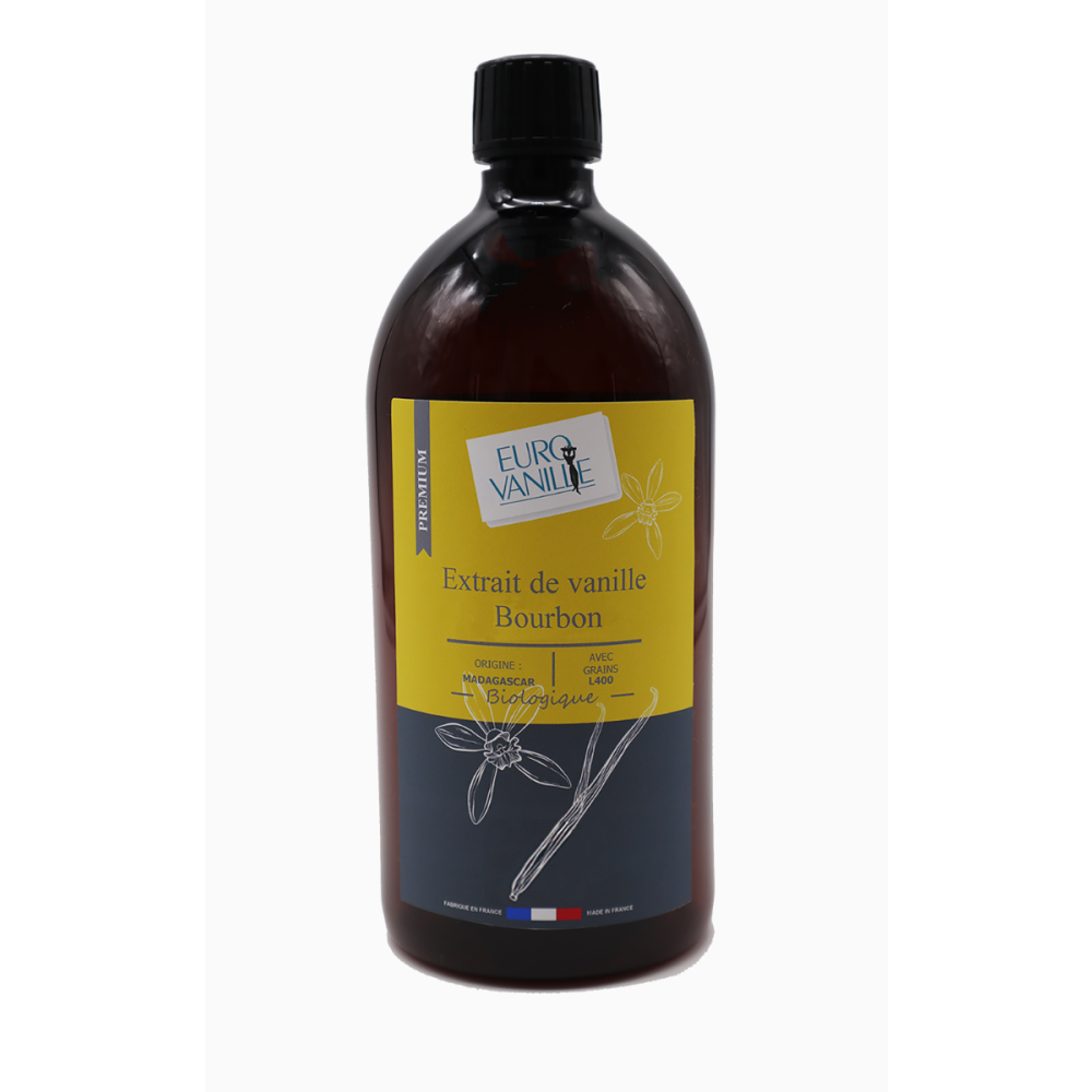 Vanilje Ekstrakt L400 med frø, 1 kg, økologisk main product photo