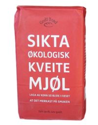 Hvetemel, siktet, 1 kg, økologisk, Godt Brød